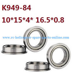 Shcong Wltoys 10428 RC Car accessories list spare parts rolling bearing K949-80 10*15*4*16.5*0.8 4pcs