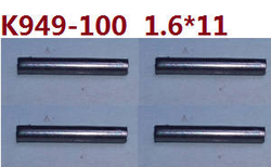 Shcong Wltoys 10428-C2 RC Car accessories list spare parts axis 1.6-11 K949-100 4pcs