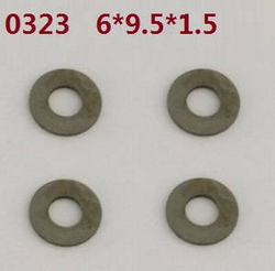 Shcong Wltoys 10428-C RC Car accessories list spare parts flat washers 6*9.5*1.5 0323 8pcs