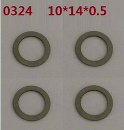 Shcong Wltoys 10428-C RC Car accessories list spare parts flate washers 10*14*0.5 0324 8pcs - Click Image to Close