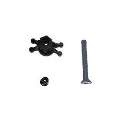 Shcong Wltoys 10428 RC Car accessories list spare parts fixed set of tail wheel Black
