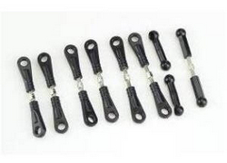 Shcong Wltoys 10428-B RC Car accessories list spare parts connect rod and buckle set 9pcs