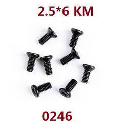 Shcong Wltoys 12401 12402 12402-A 12403 12404 RC Car accessories list spare parts screws 2.5*6KM 0246