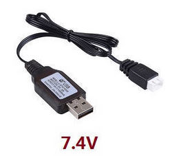 Shcong Wltoys 12401 12402 12402-A 12403 12404 RC Car accessories list spare parts USB charger wire 7.4V