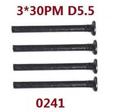 Shcong Wltoys 12401 12402 12402-A 12403 12404 RC Car accessories list spare parts screws 3*30PM 0241 - Click Image to Close