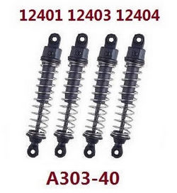 Shcong Wltoys 12401 12402 12402-A 12403 12404 RC Car accessories list spare parts shock absorber assembly (short) A303-40