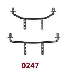Shcong Wltoys 12401 12402 12402-A 12403 12404 RC Car accessories list spare parts front and rear car shell support 0247