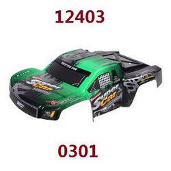 Shcong Wltoys 12401 12402 12402-A 12403 12404 RC Car accessories list spare parts car shell (For 12403) 0301