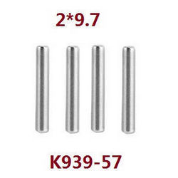 Shcong Wltoys 12401 12402 12402-A 12403 12404 RC Car accessories list spare parts axle fixed iron bar 2*9.7 K939-57 - Click Image to Close