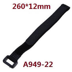 Shcong Wltoys 124012 124011 RC Car accessories list spare parts velcro 12*260mm A949-22
