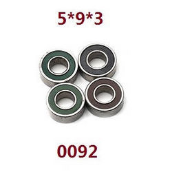 Shcong Wltoys 124012 124011 RC Car accessories list spare parts bearing 5*9*3 0092 - Click Image to Close