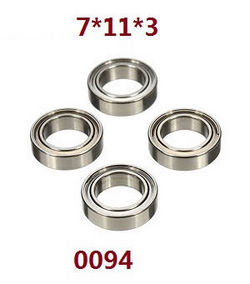 Shcong Wltoys 124012 124011 RC Car accessories list spare parts bearing 7*11*3 0094 - Click Image to Close