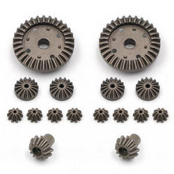 Shcong Wltoys 124012 124011 RC Car accessories list spare parts total differential gears and driving gears (color 2)