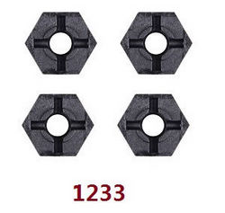 Shcong Wltoys 124012 124011 RC Car accessories list spare parts hexagon combiner 1233