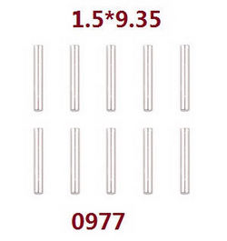 Shcong Wltoys 124012 124011 RC Car accessories list spare parts the positioning pin 1.5*9.35 10pcs 0977 - Click Image to Close