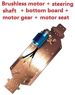 * Hot Deal * Wltoys 124016 steering shaft + brushless motor + motor gear + motor seat + bottom board