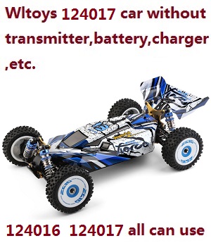 Shcong Wltoys 124016 124019 RC Car body without transmitter,battery,charger,etc. Blue
