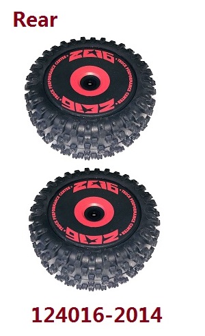 Shcong Wltoys 124016 RC Car accessories list spare parts rear big tire 2014 - Click Image to Close