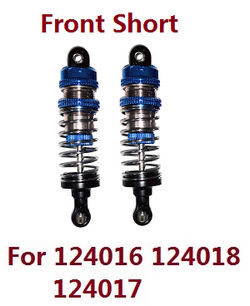 Shcong Wltoys 124017 RC Car accessories list spare parts front shock absorber Blue 2016