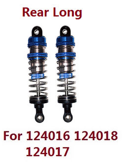 Shcong Wltoys 124017 RC Car accessories list spare parts rear shock absorber 2019 Blue - Click Image to Close