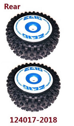Shcong Wltoys 124017 RC Car accessories list spare parts rear big tire 2018
