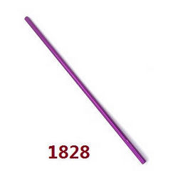Shcong Wltoys 144002 RC Car accessories list spare parts main drving shaft Metal Purple 1828 - Click Image to Close