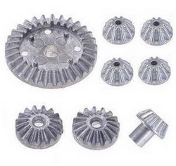 Shcong Wltoys 124016 RC Car accessories list spare parts differential gears set 8pcs - Click Image to Close