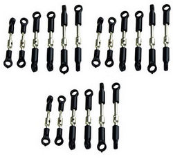 Shcong Wltoys 124018 RC Car accessories list spare parts steering rod and connect rod sets 18pcs - Click Image to Close