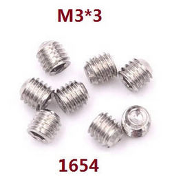 Shcong Wltoys 124018 RC Car accessories list spare parts M3*3 machine screws 1654 - Click Image to Close