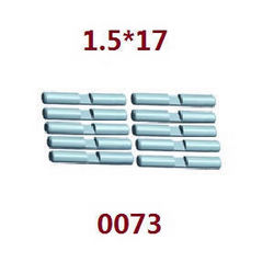 Shcong Wltoys 124016 RC Car accessories list spare parts small metal bar 1.5*17 0073 - Click Image to Close