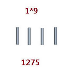 Shcong Wltoys 124018 RC Car accessories list spare parts small metal bar 1*9 1275 - Click Image to Close