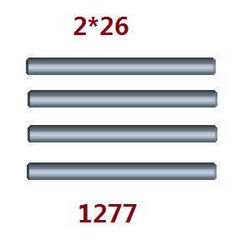 Shcong Wltoys 124018 RC Car accessories list spare parts small metal bar 2*26 1277