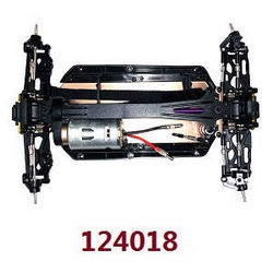Shcong Wltoys 124018 RC Car accessories list spare parts main body frame with main motor