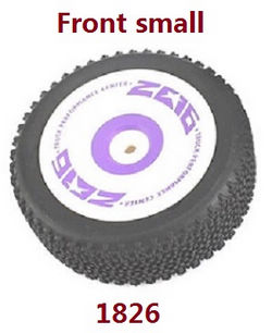 Shcong Wltoys 124019 RC Car accessories list spare parts front small tire 1826 - Click Image to Close
