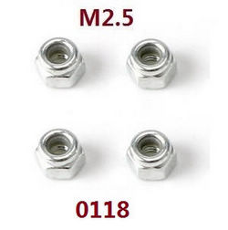 Shcong Wltoys 124017 RC Car accessories list spare parts M2.5 nuts - Click Image to Close