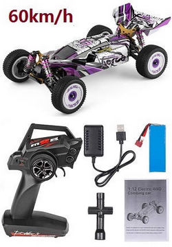Shcong Wltoys 124019 RC Car with 1 battery RTR