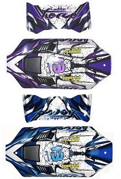 Wltoys 124017 car shell Blue + Purple