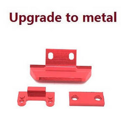 Shcong Wltoys XK 144010 RC Car accessories list spare parts anti collision accessories group Metal Red - Click Image to Close