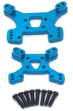 Shcong Wltoys 124019 RC Car accessories list spare parts shock absorber plate Blue