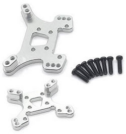 Shcong Wltoys 144002 RC Car accessories list spare parts shock absorber plate Silver