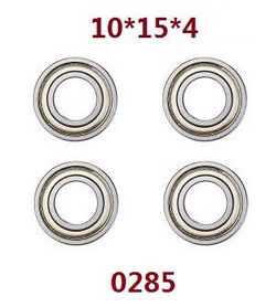 Shcong Wltoys 12409 RC Car accessories list spare parts bearing 10*15*4 4pcs 0285