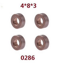 Shcong Wltoys 12409 RC Car accessories list spare parts bearing 4*8*3 4pcs 0286