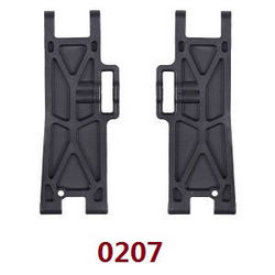 Shcong Wltoys 12409 RC Car accessories list spare parts arm as-rear lower swing 0207 - Click Image to Close
