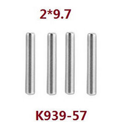 Shcong Wltoys 12409 RC Car accessories list spare parts axle fixed iron bar 2*9.7 K939-57 - Click Image to Close