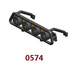 Shcong Wltoys 12409 RC Car accessories list spare parts roof lamp 0574 - Click Image to Close