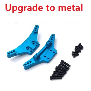 Shcong Wltoys 12409 RC Car accessories list spare parts arm as-steering link Blue metal