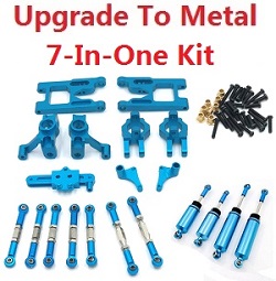 JJRC Q39 Q40 upgrade to metal parts group 7-In-One Kit Blue