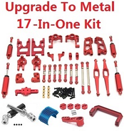 JJRC Q39 Q40 upgrade to metal parts group 17-In-One Kit Red