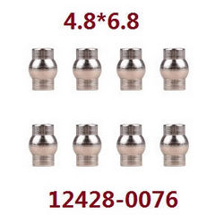 Shcong Wltoys 12428 12427 12428-A 12427-A 12428-B 12427-B 12428-C 12427-C RC Car accessories list spare parts ball head 4.8*6.8 (0076) - Click Image to Close