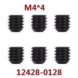 Shcong Wltoys 12423 12428 RC Car accessories list spare parts screws M4*4 (0128) - Click Image to Close